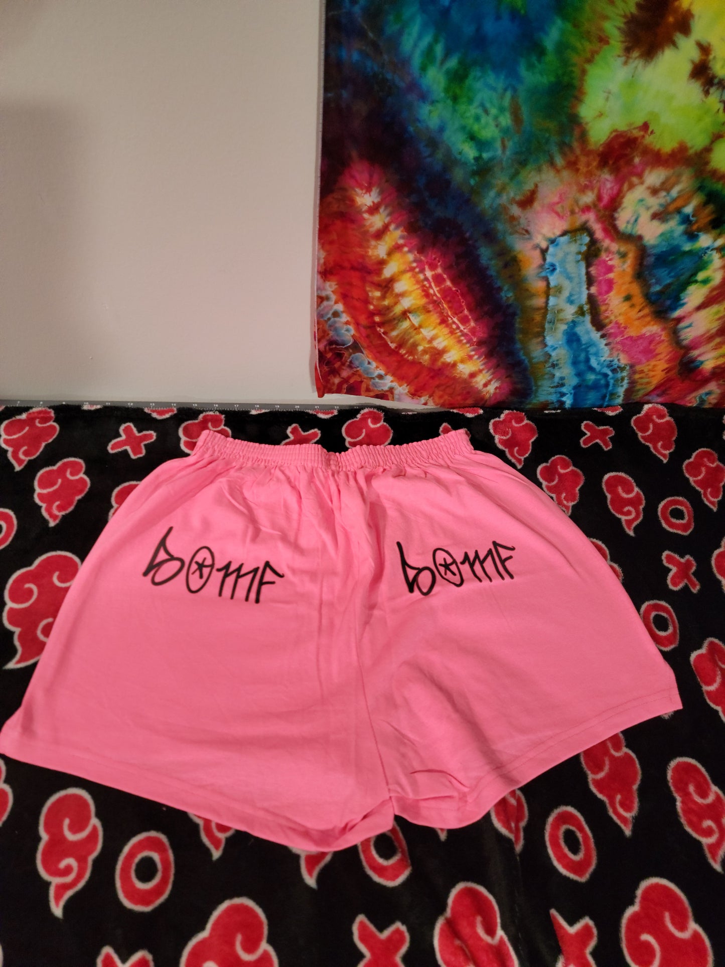 ****Sold Out**** Pink Neon Eye of SOMF Girls Shorts