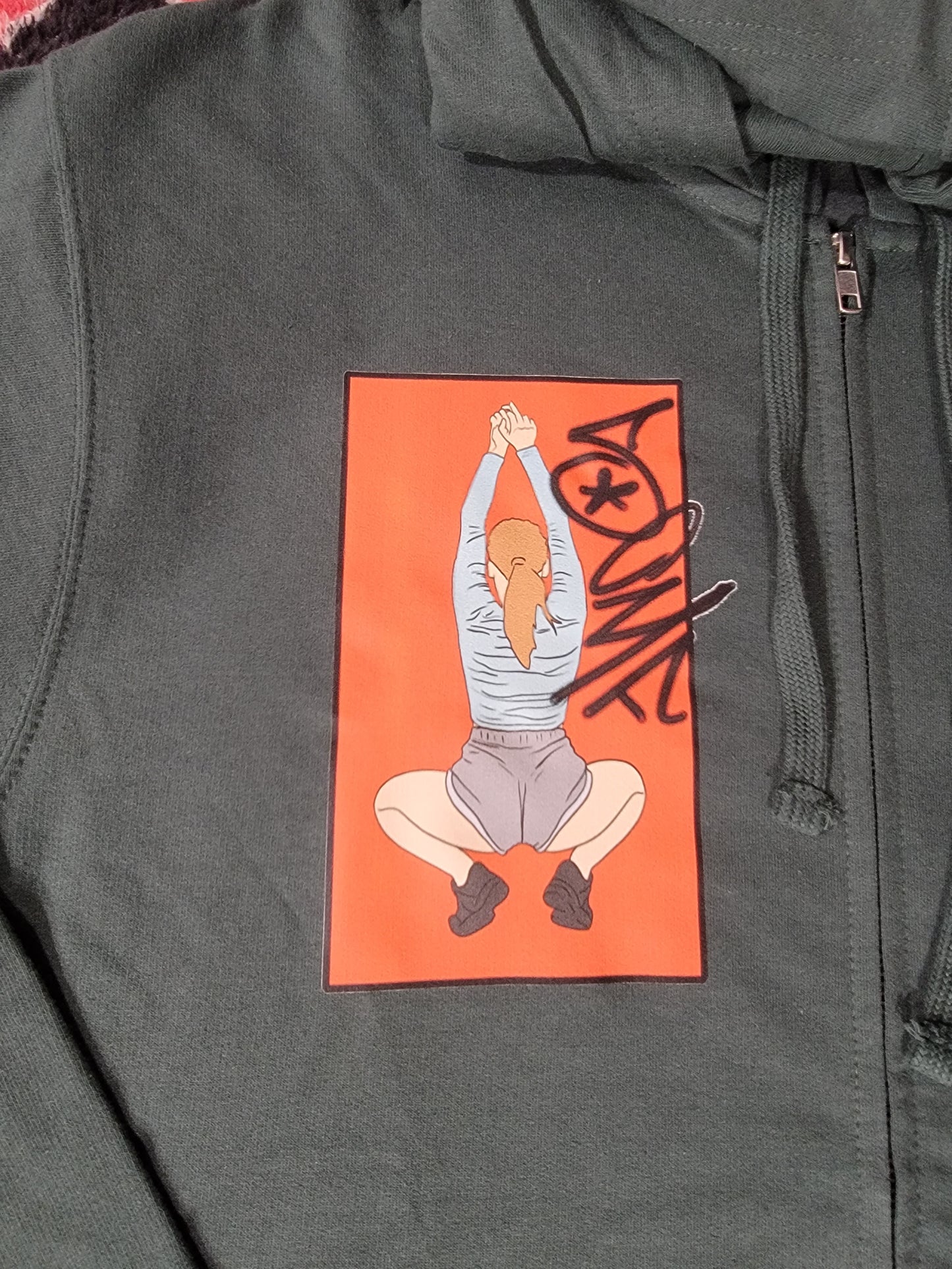 ****Sold Out**** Green Rainbow Drop It Low SOMF Full Zip Hoodie
