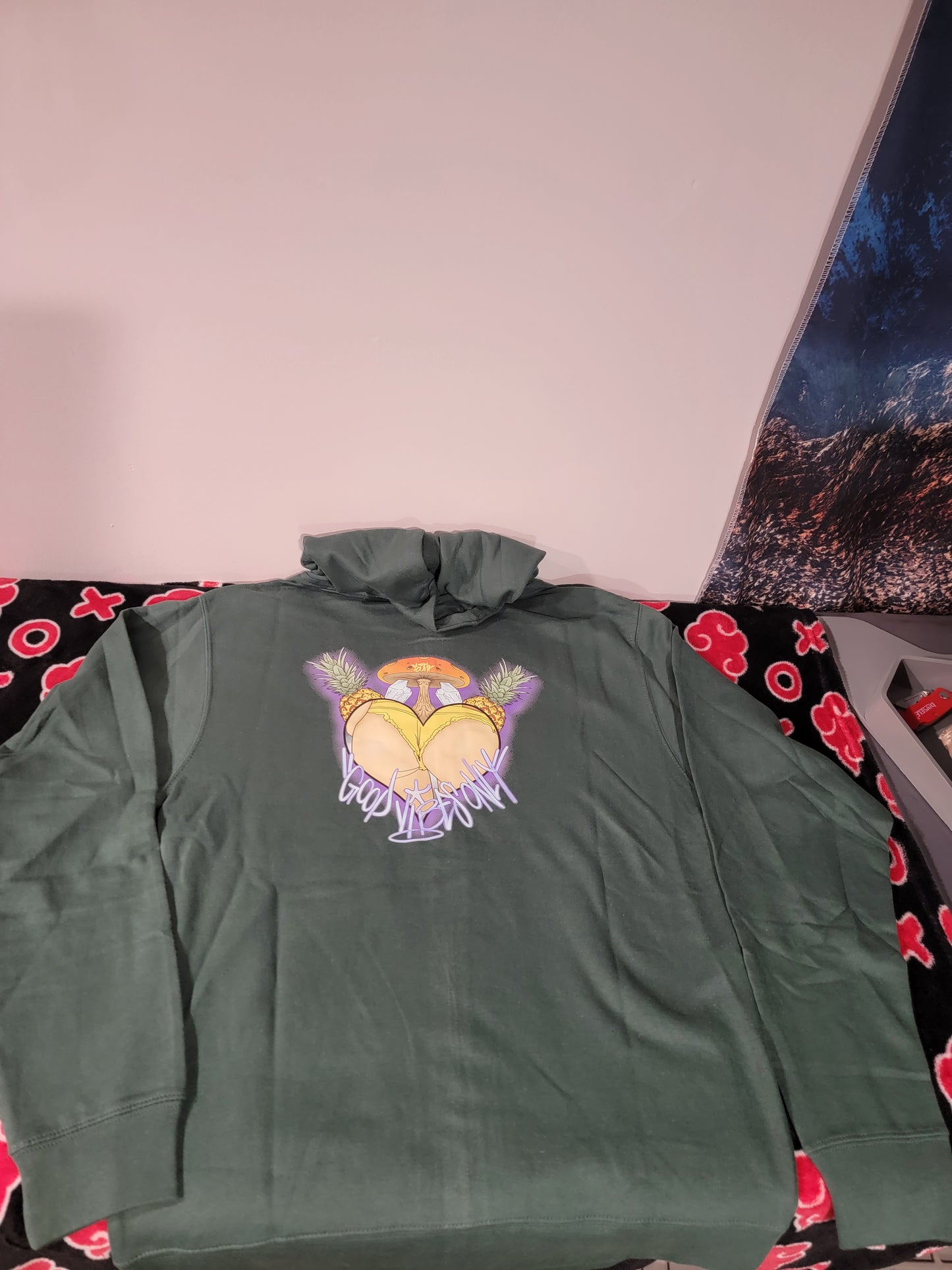 Good Vibes Only Backed Full Zip Hoodie