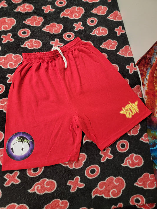****Sold Out**** Red Eye of SOMF Draw-String Shorts (Small only)
