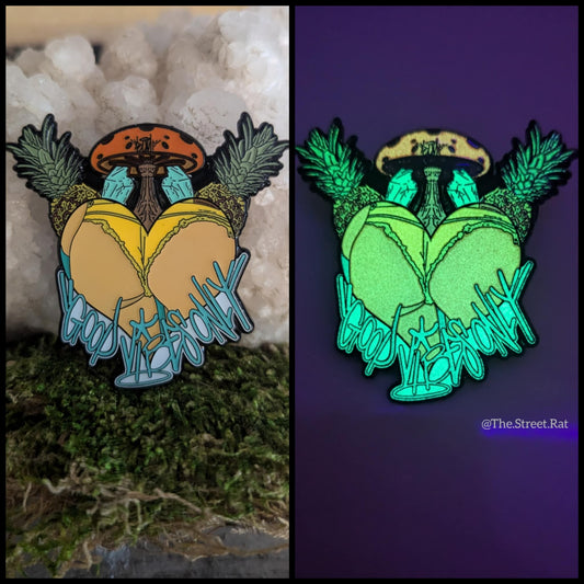 ****Sold Out**** Glow in the Dark Good Vibes Only SOMF Hat Pin (Numbered 1-100)