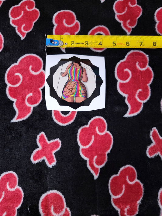 ****Sold Out**** Rainbow Net SOMF UV/Water Resistant Sticker