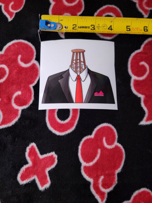 ****Sold Out**** SOMF Pres. Chair H. Wood UV/Water Resistant Sticker